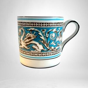 Vintage Wedgewood Florentine Turquoise Demitasse Espresso Cup